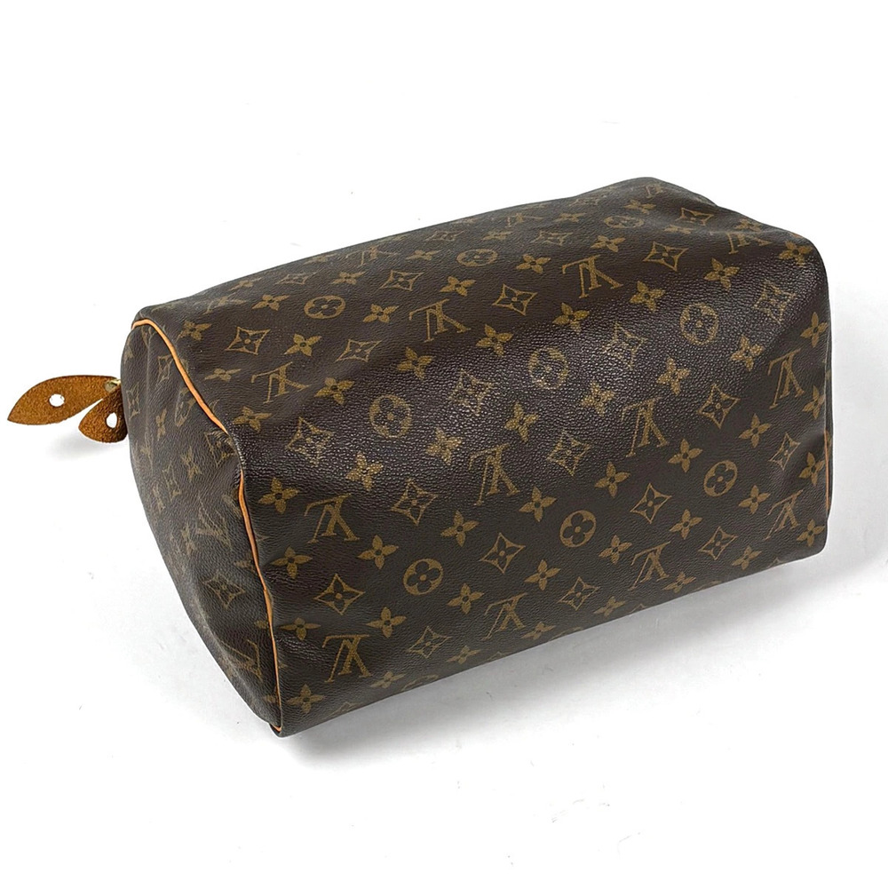 Louis Vuitton Monogram Handbag Boston Brown Bag Speedy Brown